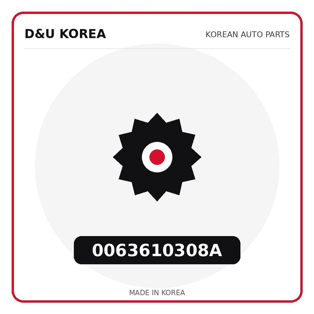 Genuine Mobis 0063610308A  for Korean vehicles | D&U Korea
