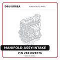 MANIFOLD ASSY-INTAKE