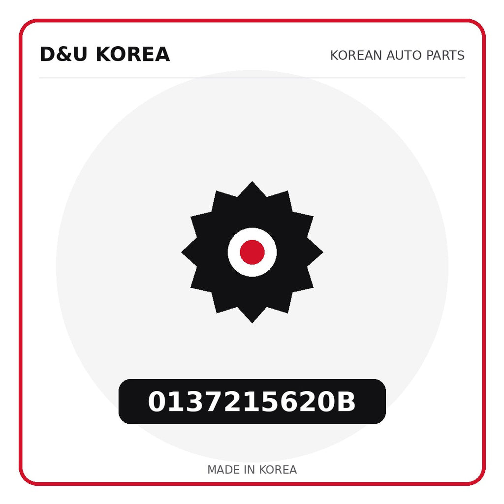 Genuine Mobis 0137215620B  for Korean vehicles | D&U Korea