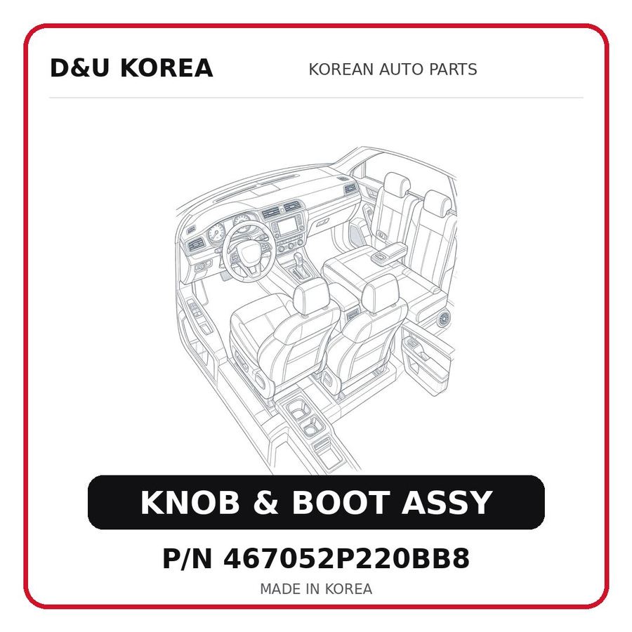 KNOB & BOOT ASSY