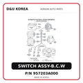SWITCH ASSY-B.C.W