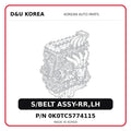 S/BELT ASSY-RR,LH