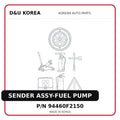 SENDER ASSY-FUEL PUMP