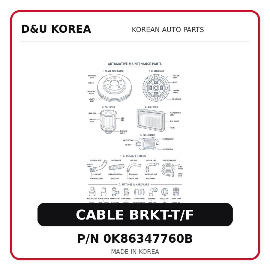 CABLE BRKT-T/F
