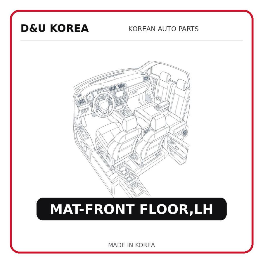 MAT-FRONT FLOOR,LH