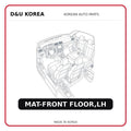 MAT-FRONT FLOOR,LH