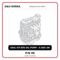SEAL KIT-ATA OIL PUMP - 4.50E+06