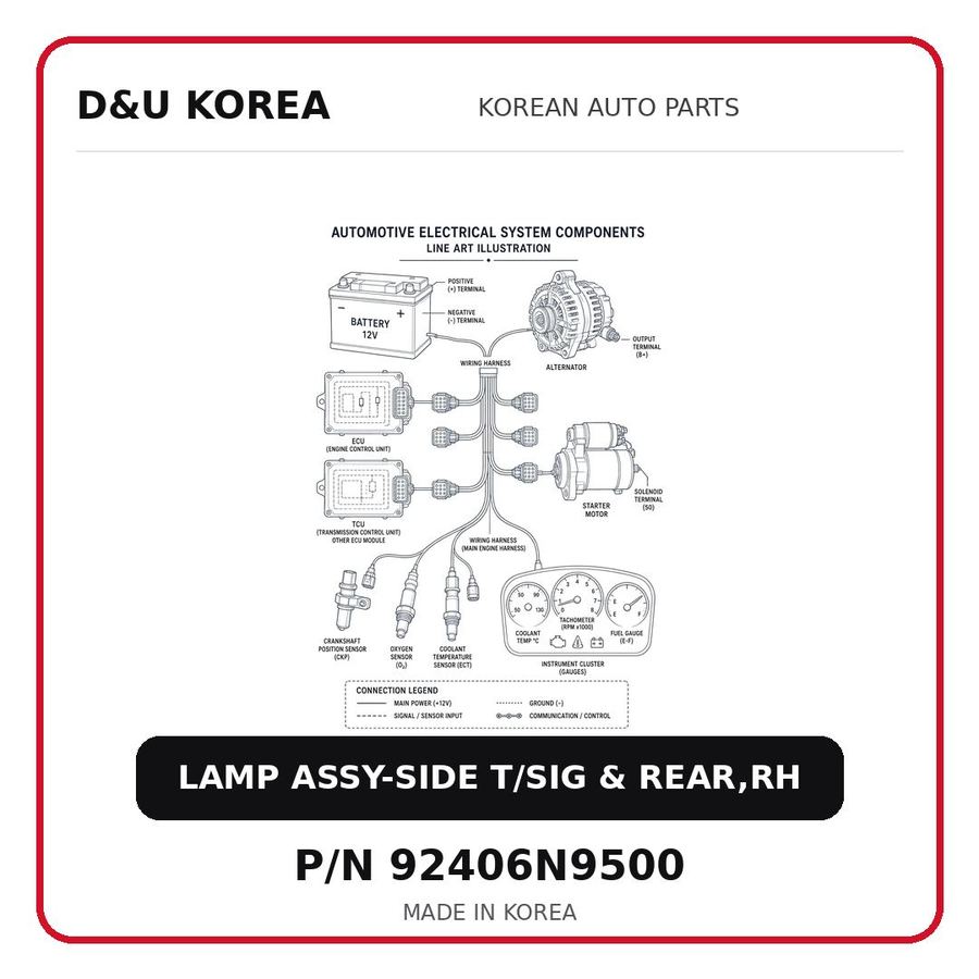 LAMP ASSY-SIDE T/SIG & REAR,RH