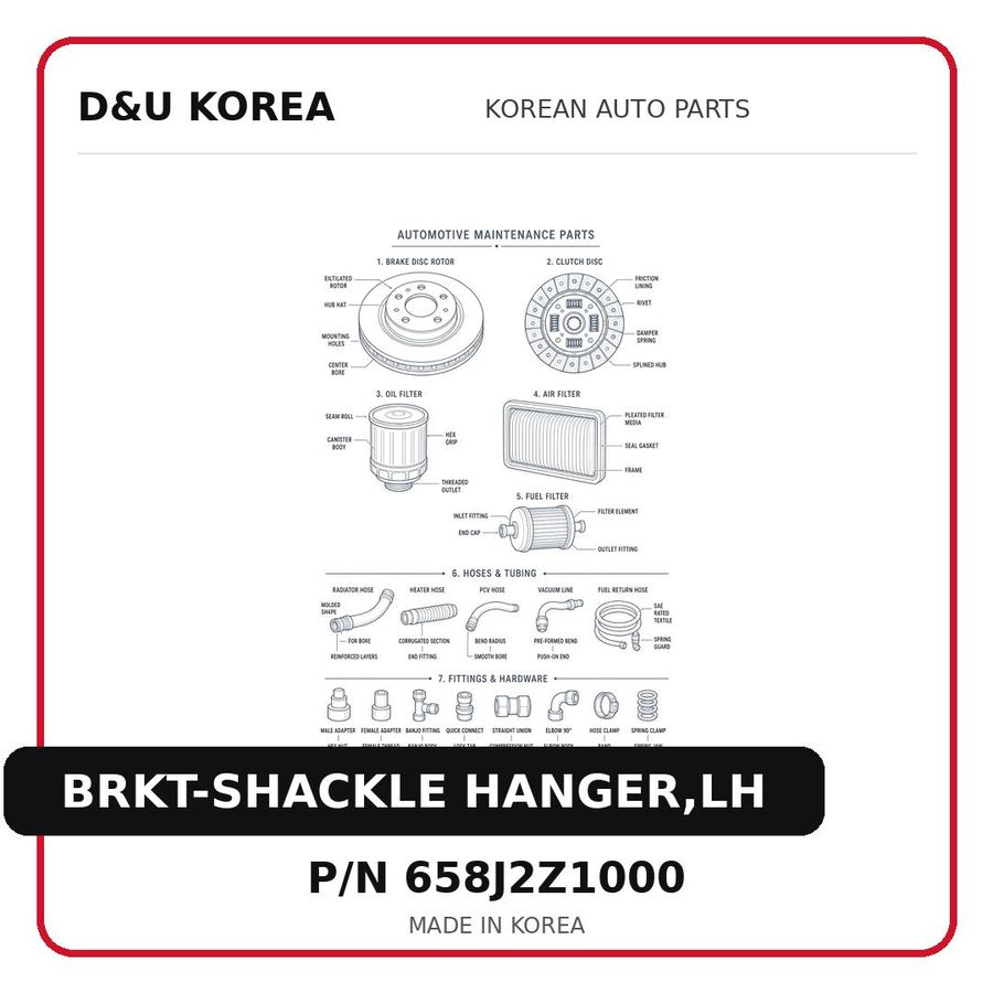 BRKT-SHACKLE HANGER,LH