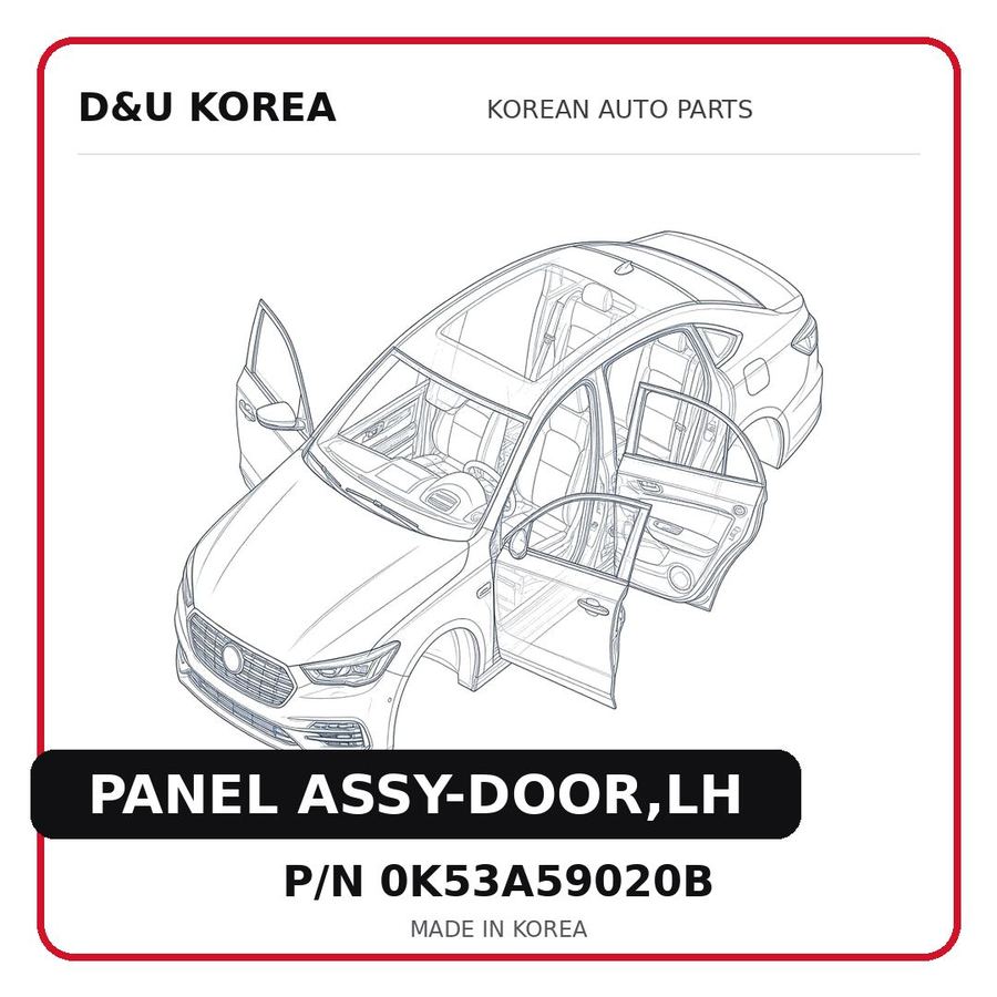 PANEL ASSY-DOOR,LH