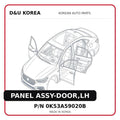 PANEL ASSY-DOOR,LH