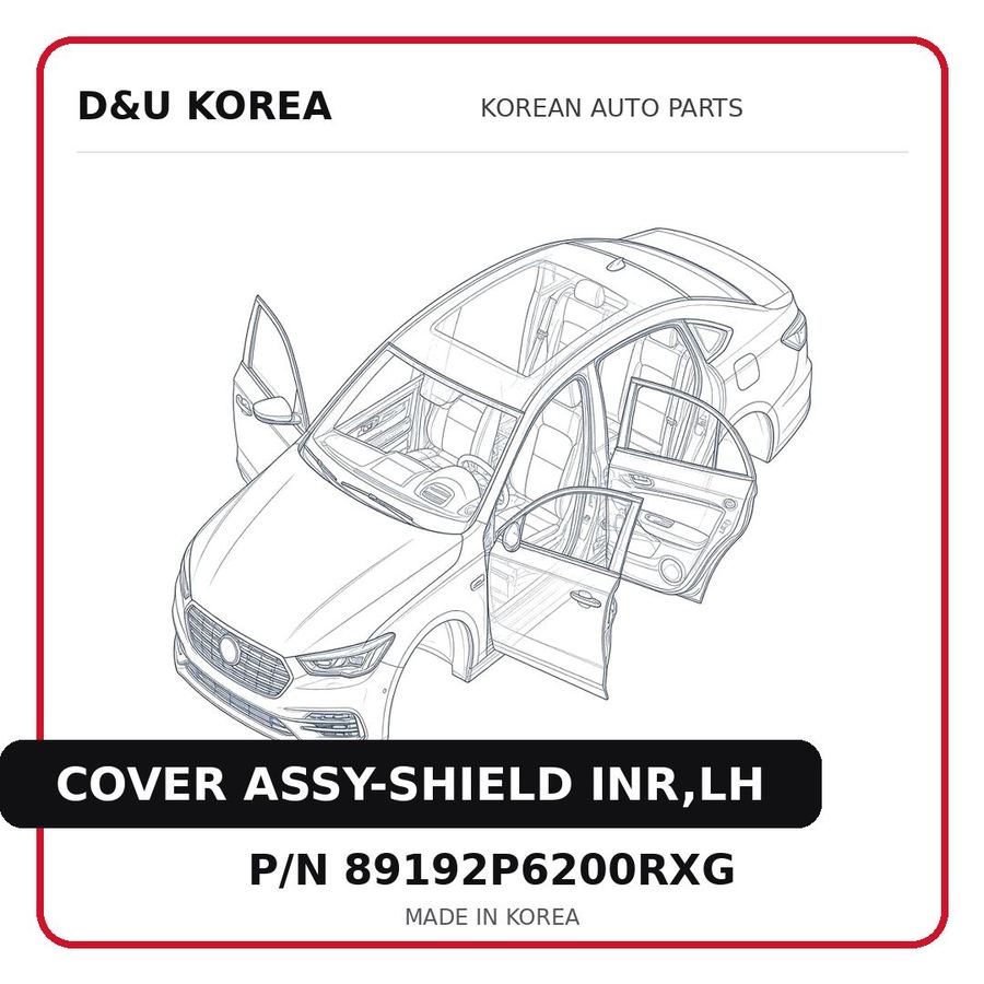 COVER ASSY-SHIELD INR,LH
