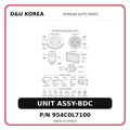 UNIT ASSY-BDC
