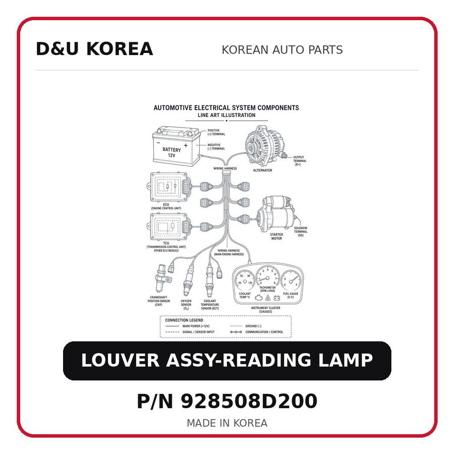LOUVER ASSY-READING LAMP