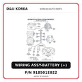 WIRING ASSY-BATTERY (+)