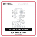 FILTER-FUEL PUMP
