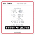 SUPPORT-AIR CLEANER