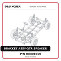 BRACKET ASSY-QTR SPEAKER