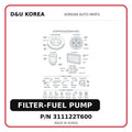 FILTER-FUEL PUMP