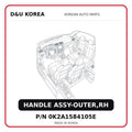 HANDLE ASSY-OUTER,RH