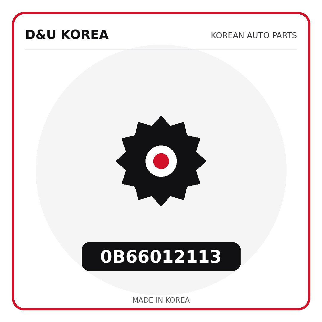 Genuine Mobis 0B66012113  for Korean vehicles | D&U Korea