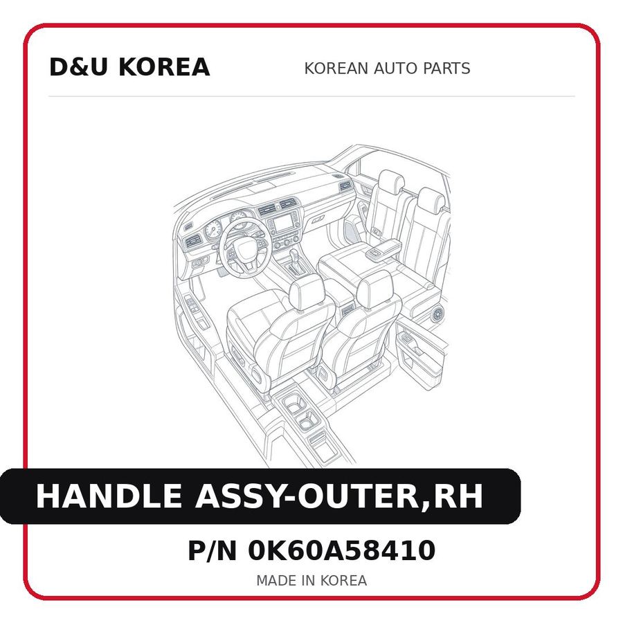 HANDLE ASSY-OUTER,RH