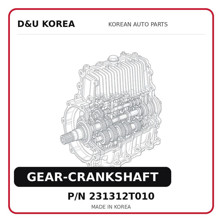 GEAR-CRANKSHAFT