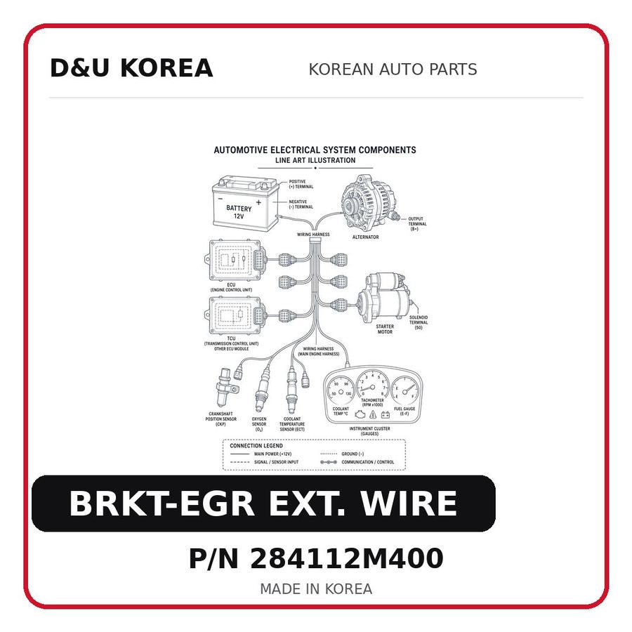BRKT-EGR EXT. WIRE