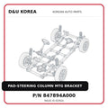 PAD-STEERING COLUMN MTG BRACKET