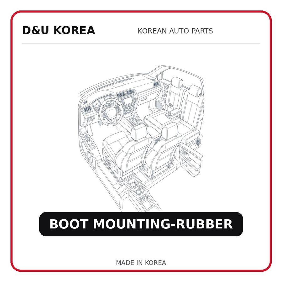 BOOT MOUNTING-RUBBER