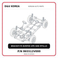 BRACKET-FR BUMPER UPR SIDE MTG,LH
