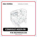 CONSOLE ASSY-FR