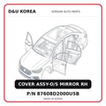 COVER ASSY-O/S MIRROR RH