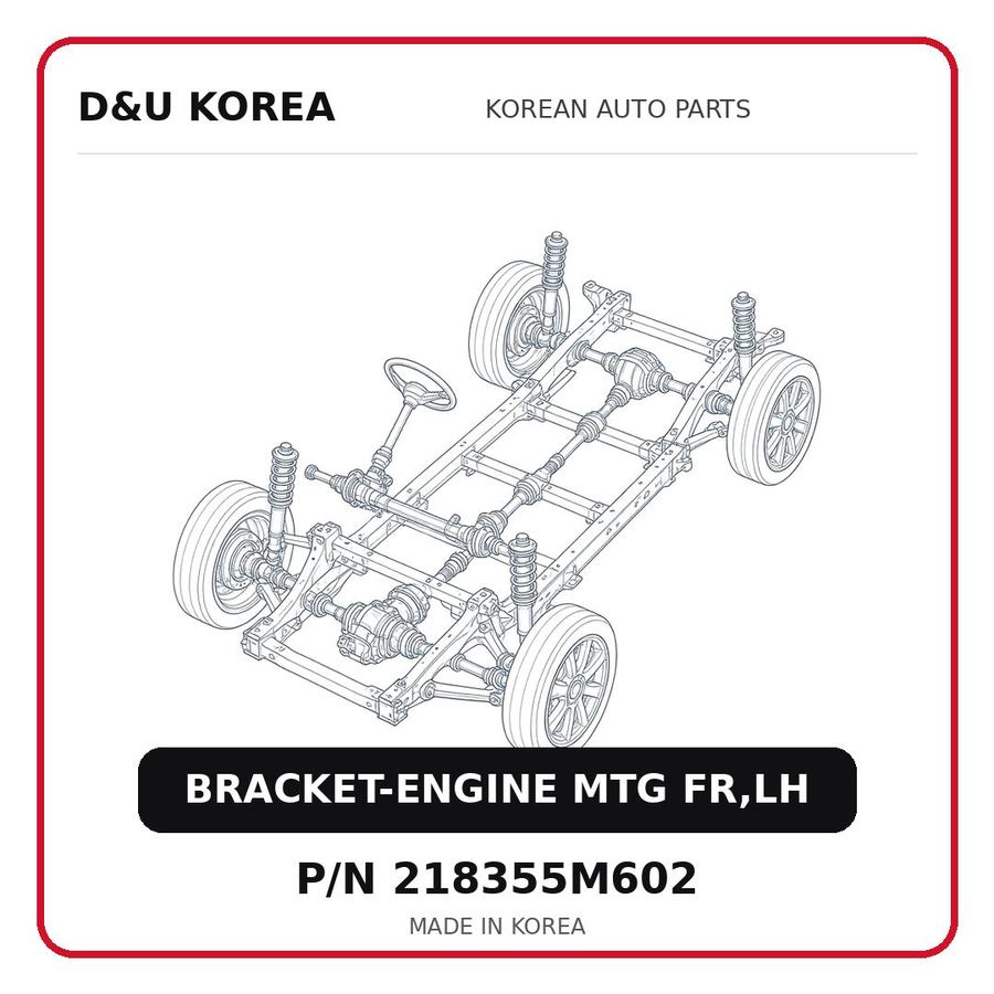 BRACKET-ENGINE MTG FR,LH
