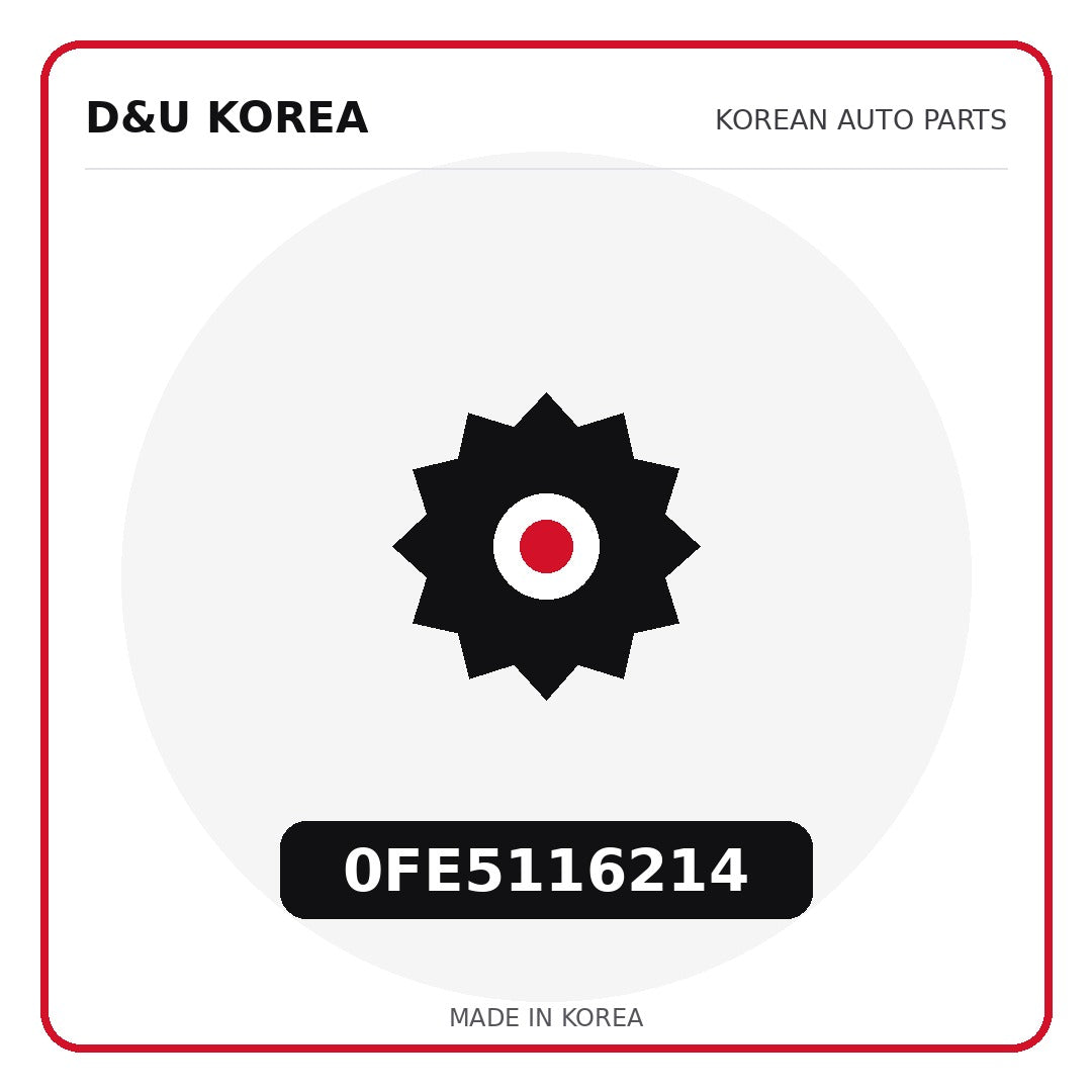 Genuine Mobis 0FE5116214  for Korean vehicles | D&U Korea