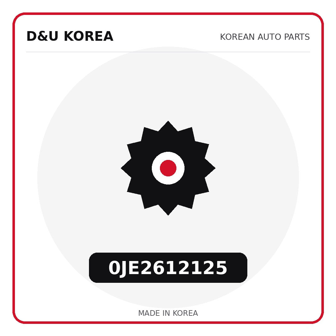 Genuine Mobis 0JE2612125  for Korean vehicles | D&U Korea