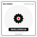 Genuine Mobis 0K01139941B  for Korean vehicles | D&U Korea