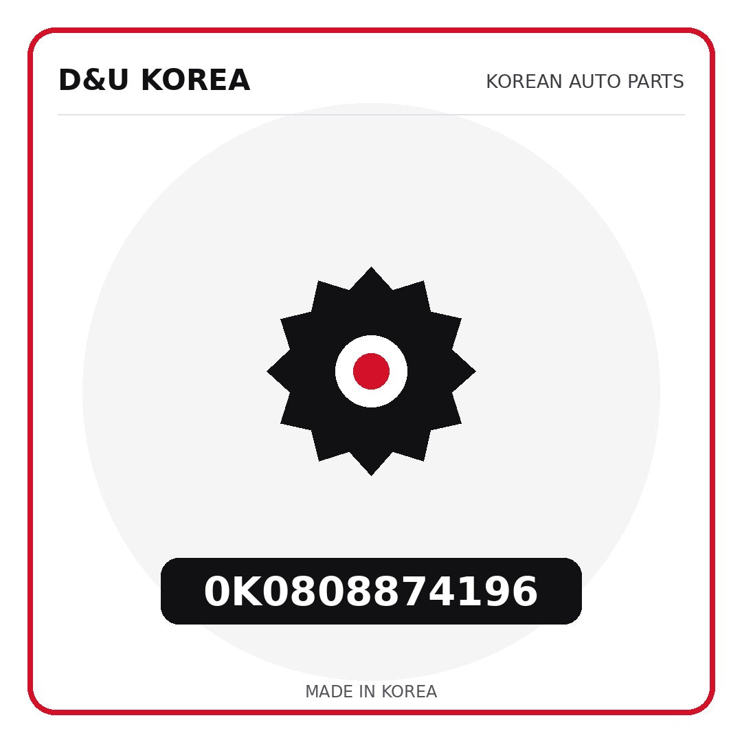 Genuine Mobis 0K0808874196  for Korean vehicles | D&U Korea