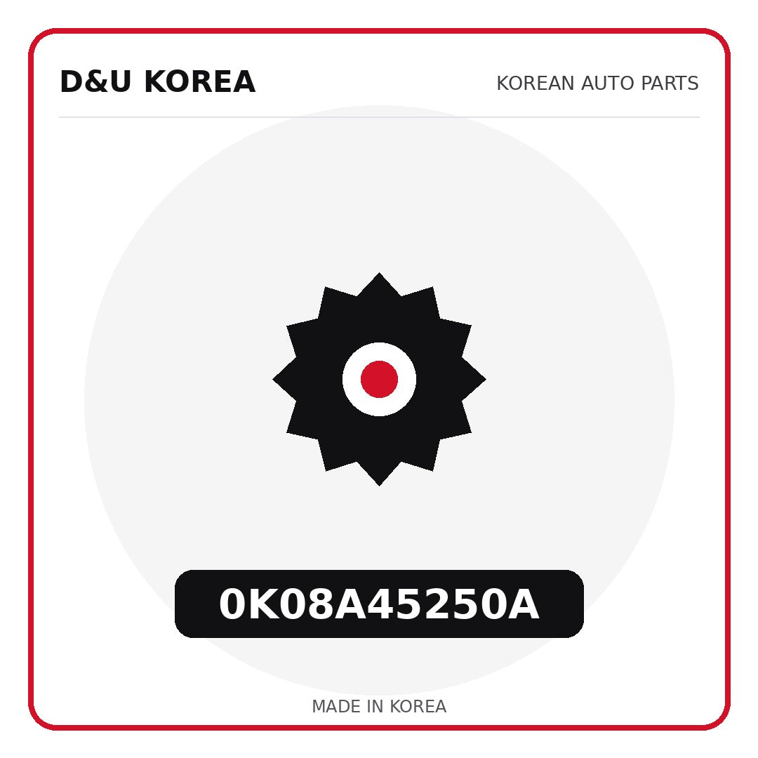 Genuine Mobis 0K08A45250A  for Korean vehicles | D&U Korea