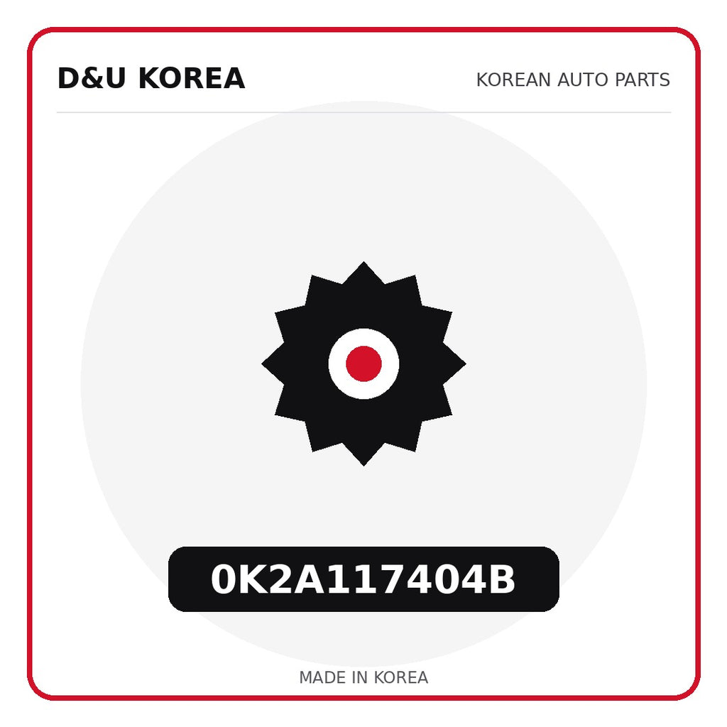 Genuine Mobis 0K2A117404B  for Korean vehicles | D&U Korea