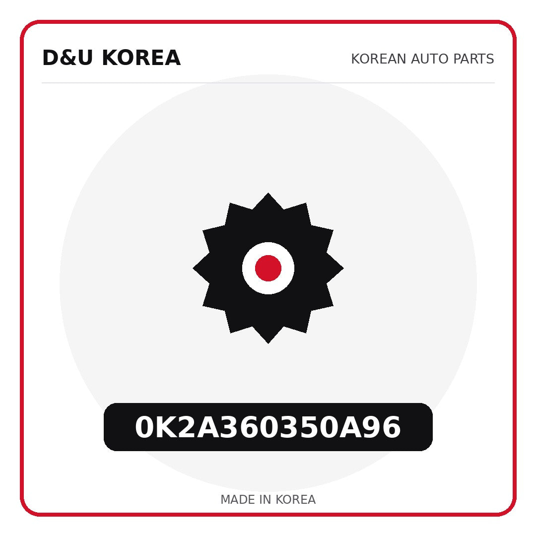 Genuine Mobis 0K2A360350A96  for Korean vehicles | D&U Korea
