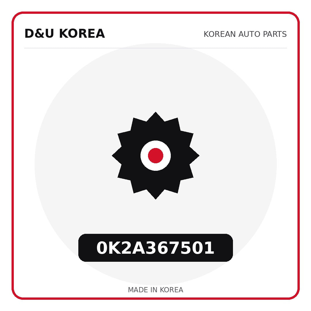 Genuine Mobis 0K2A367501  for Korean vehicles | D&U Korea