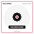 Genuine Mobis 0K2B602000  for Korean vehicles | D&U Korea
