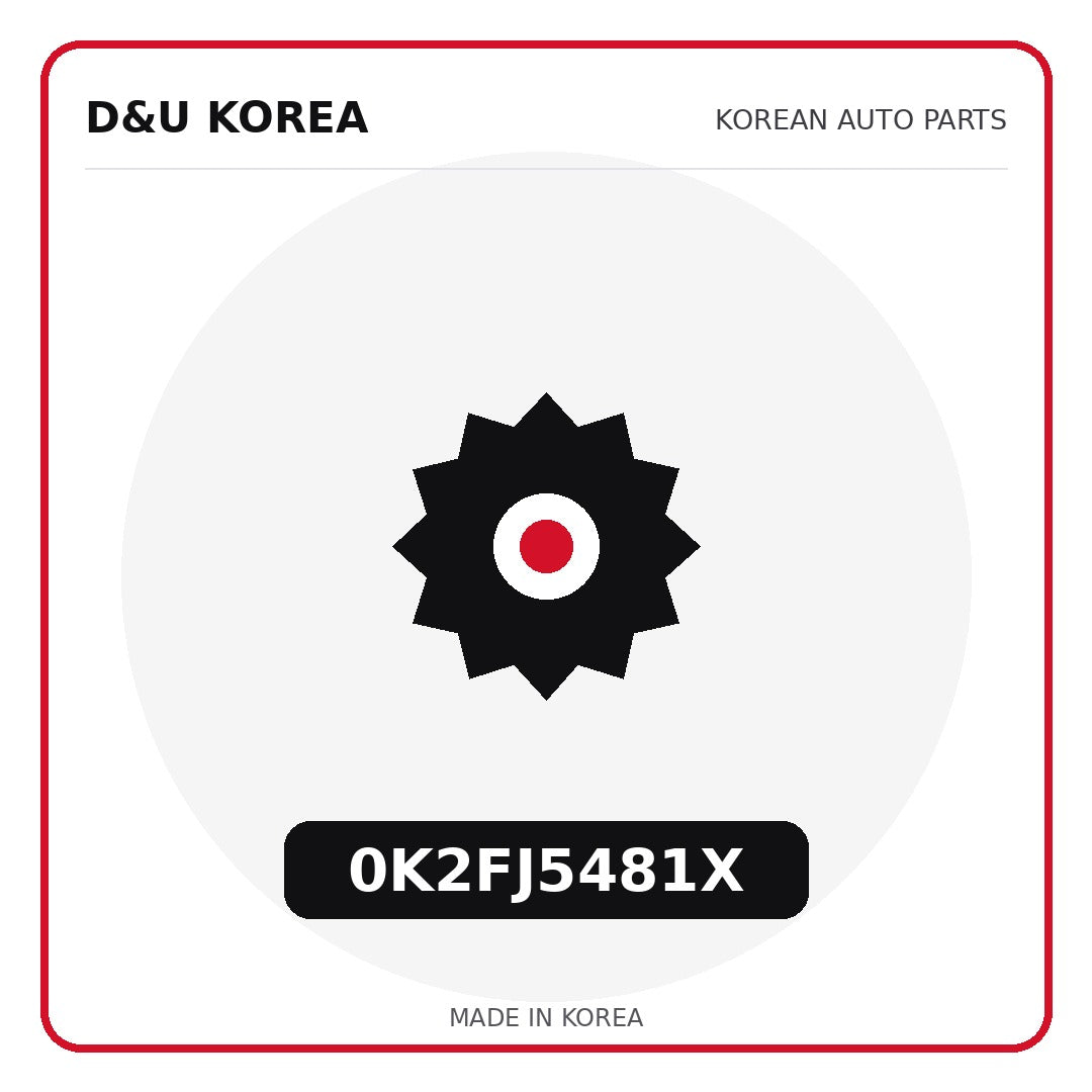 Genuine Mobis 0K2FJ5481X  for Korean vehicles | D&U Korea