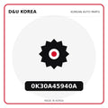 Genuine Mobis 0K30A45940A  for Korean vehicles | D&U Korea