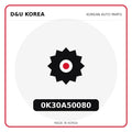 Genuine Mobis 0K30A50080  for Korean vehicles | D&U Korea