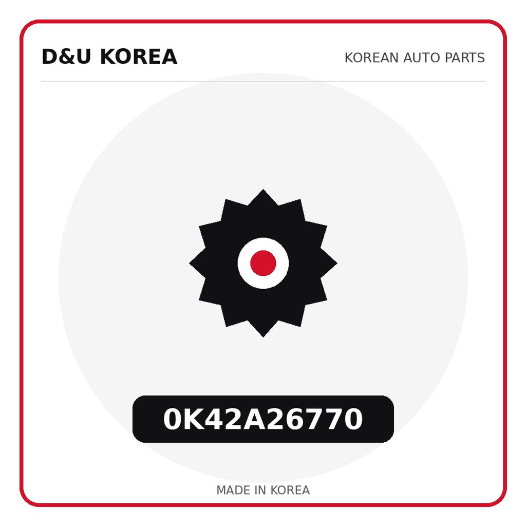 Genuine Mobis 0K42A26770  for Korean vehicles | D&U Korea
