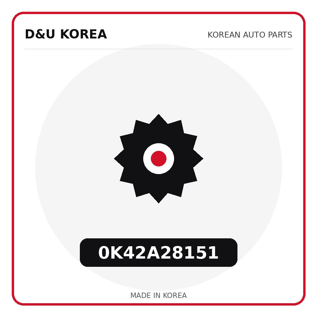 Genuine Mobis 0K42A28151  for Korean vehicles | D&U Korea