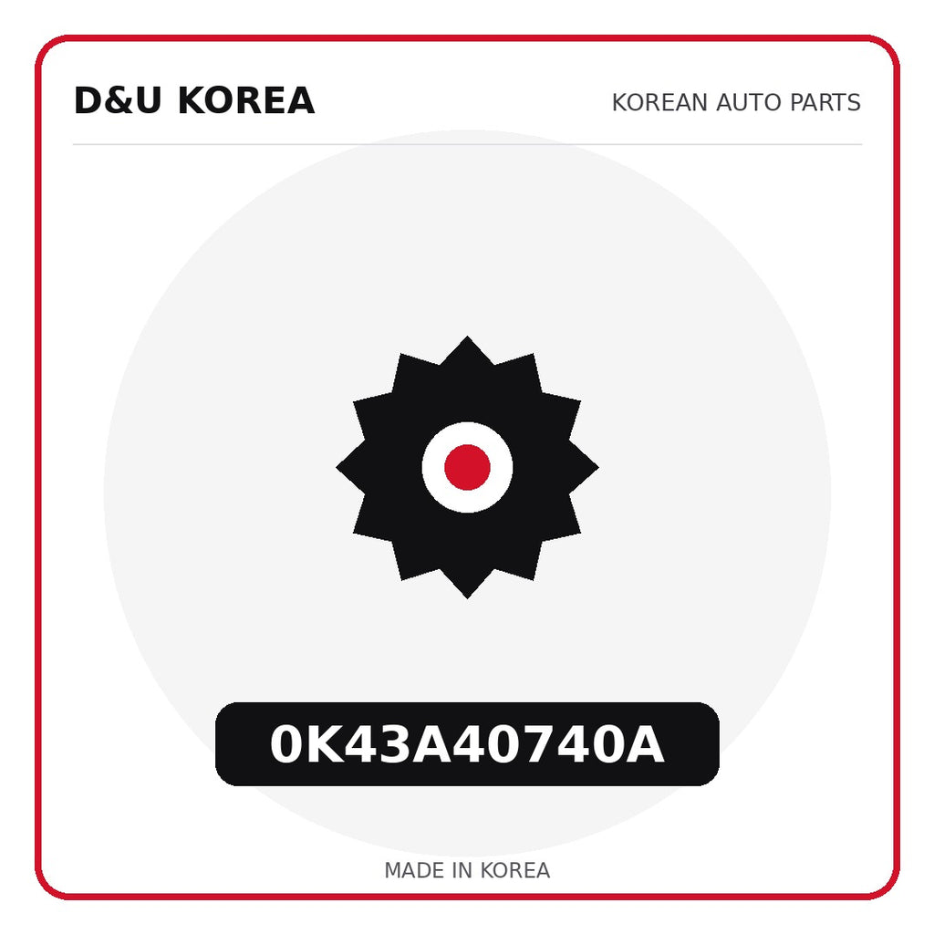 Genuine Mobis 0K43A40740A  for Korean vehicles | D&U Korea