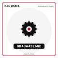 Genuine Mobis 0K43A45260E  for Korean vehicles | D&U Korea